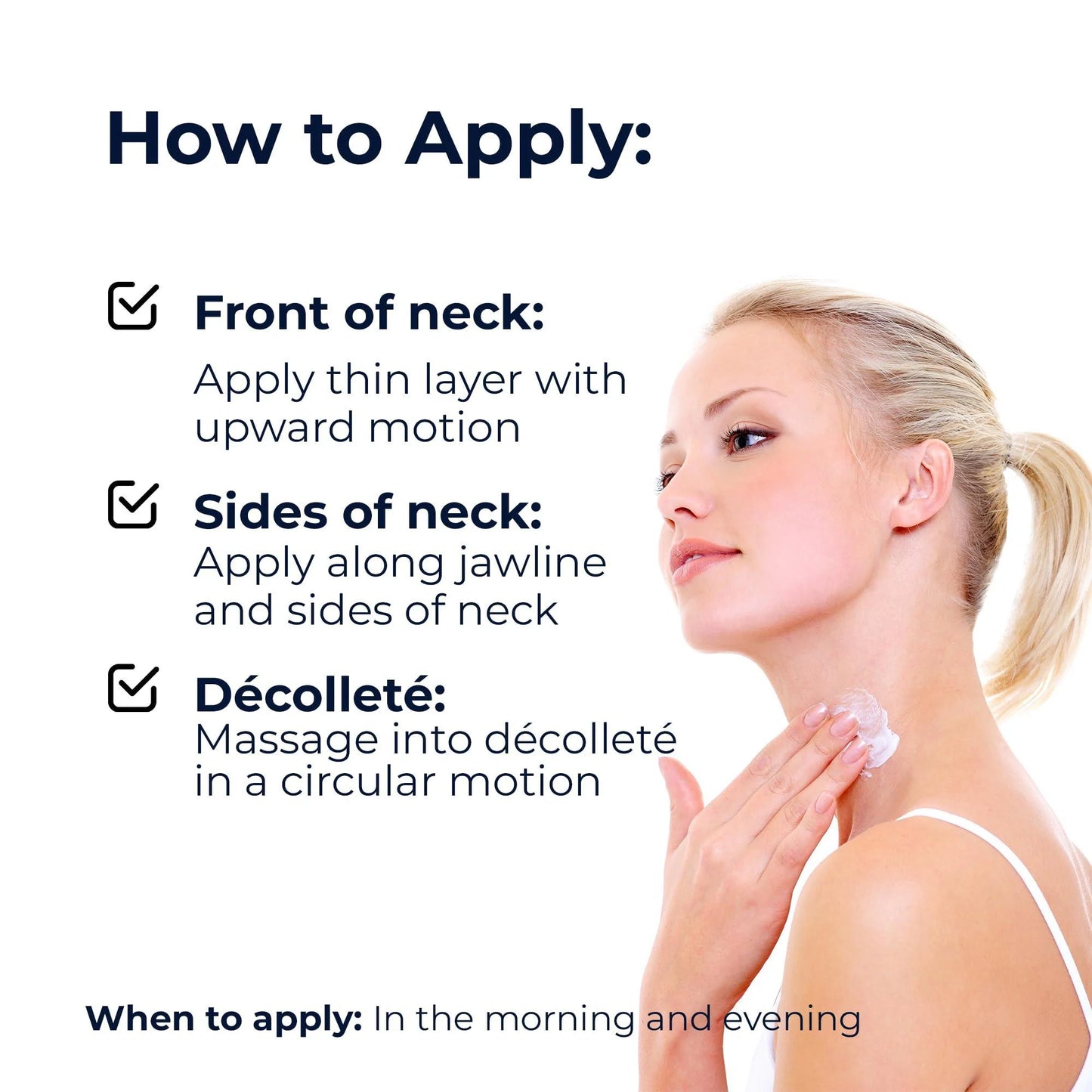 Neck Firming and Tightening Cream with Collagen Hyaluronic Acid anti Age 4 Fl Oz