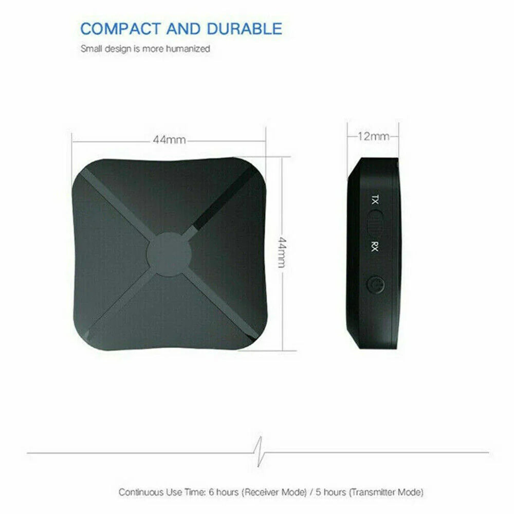 2In1 Bluetooth Transmitter Receiver Wireless Adapter TV Home Stereo A2DP Audio
