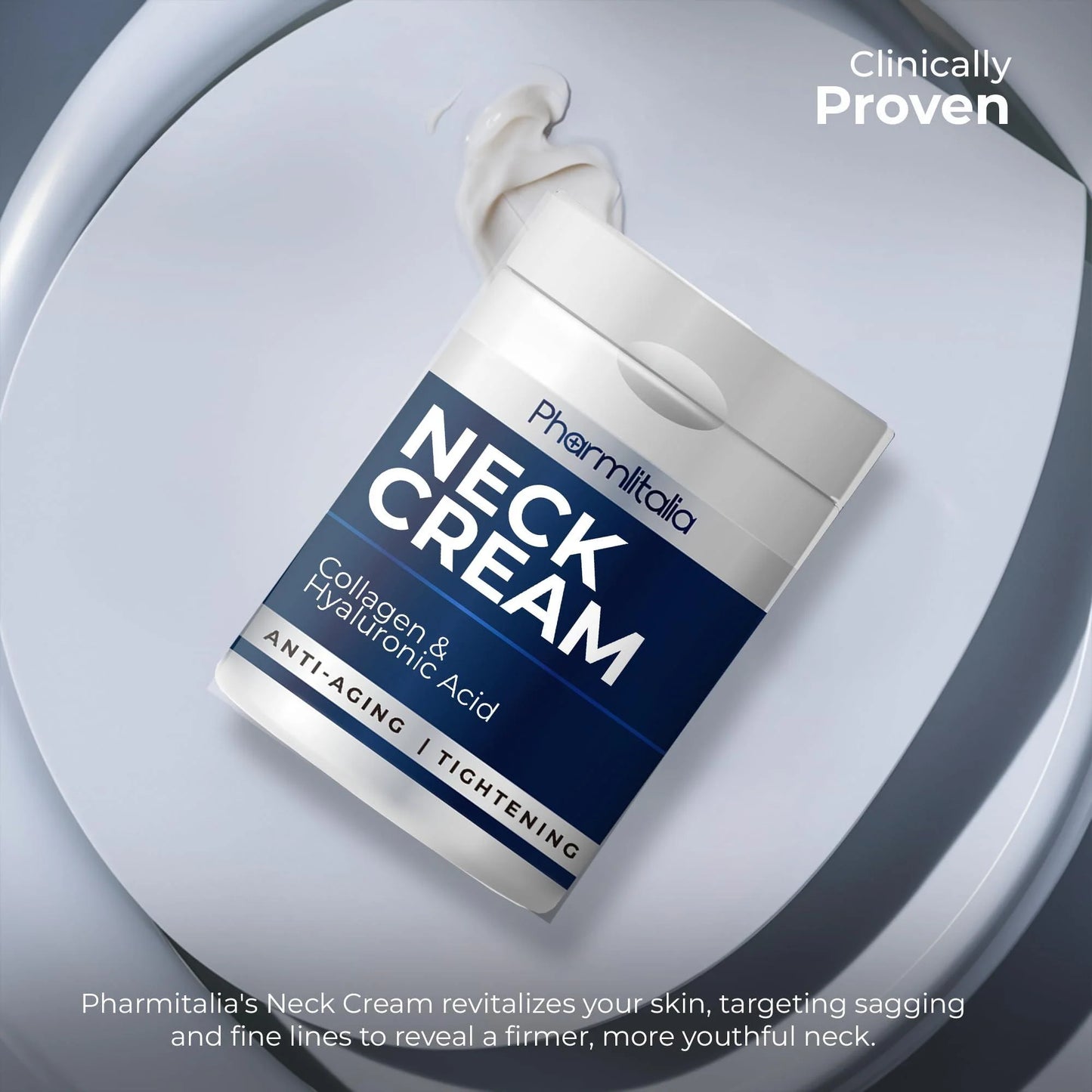 Neck Firming and Tightening Cream with Collagen Hyaluronic Acid anti Age 4 Fl Oz