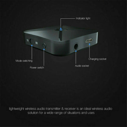 2In1 Bluetooth Transmitter Receiver Wireless Adapter TV Home Stereo A2DP Audio